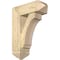 Ekena Millwork Imperial Arts and Crafts Rough Sawn Bracket w/ Offset Brace, Douglas Fir, 8"W x 22"D x 30"H BKT0806X22X30IMP03RDF - alternate 1